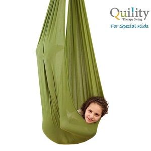 Quility Indoor Therapy Swing for Kids (Up to 77lbs)